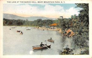 Lake at the Dance Hall Bear Mountain, New York Postcard