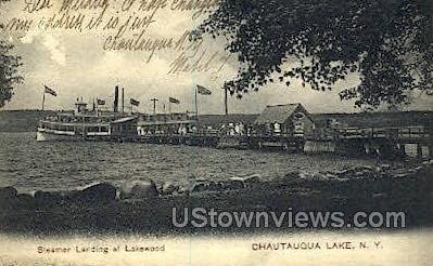 Steamer Landing at Lakewood - Chautauqua Lake, New York