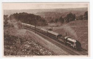 Railroad Train Atlantic Coast Express West England UK postcard