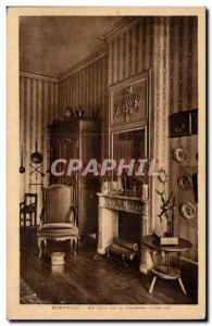 Old Postcard Monaigu One corner of the room Lorraine
