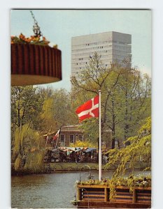 Postcard Royal Hotel As Seen From The Tivoli Gardens, Copenhagen, Denmark