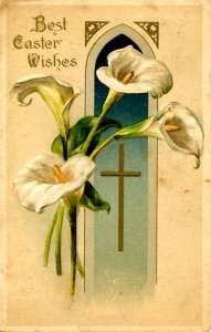 Greeting - Easter. (Winsch)    stained