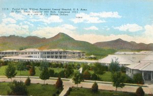 Postcard Early View of William Beaumont Hospital , US Army, El Paso, TX.  W5