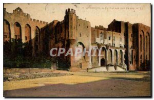Old Postcard Avignon Popes' Palace