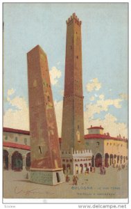 Le Due Torri (Asinelli E Garisenda), BOLOGNA (Emilia-Romagna), Italy, 1900-1910s