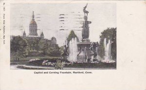 North Carolina Hartford Capitol And Corning Fountain 1905