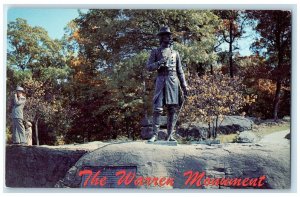 c1960 Warren Monument Little Round Top Gettysburg Pennsylvania Unposted Postcard