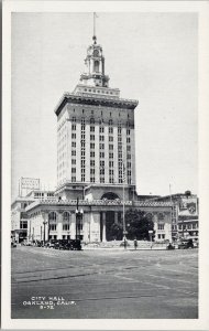 City Hall Oakland CA Unused Litho Postcard F32