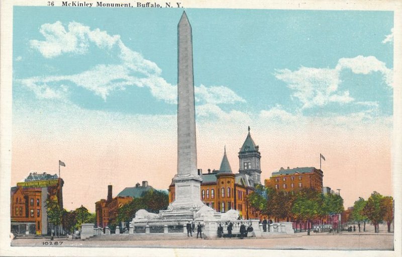 Buffalo NY, New York - The McKinley Monument at Niagara Square - WB