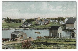 Port Clyde, Maine, Vintage Postcard View Looking North