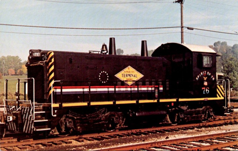 Trains Kansas City Terminal Railway Spirit Of '76 Locomotive SW 1200