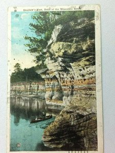 Vintage Postcard Swallow's Nest Dells of the Wisconsin River WI