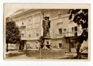 492163 Romania Baile Herculane statue Hercules at the military sanatorium