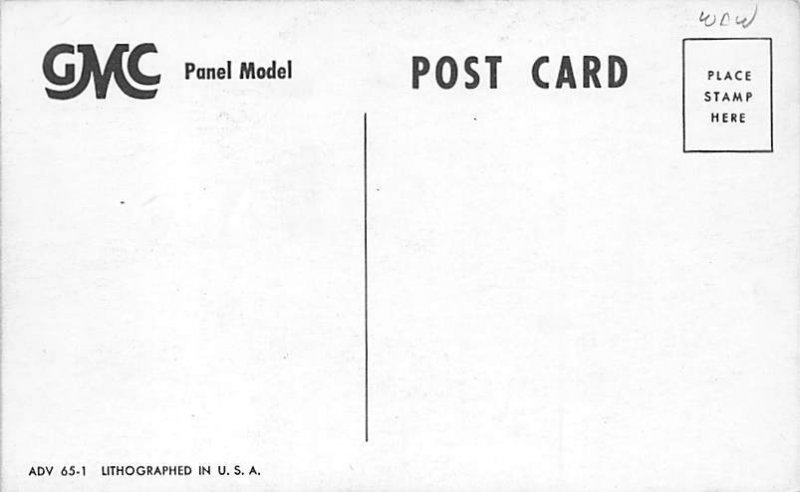 GMC panel model Trucks Unused 