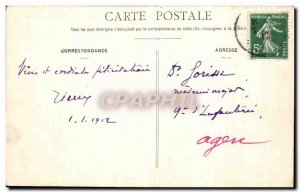 Old Postcard Paris Val de Grace Vue Generale taken from the Garden