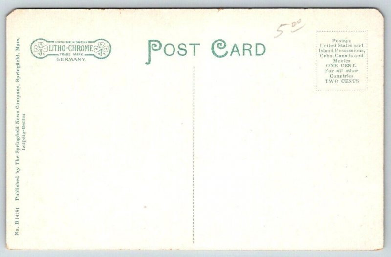 Woronoco  Massachusetts     Postcard