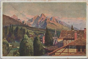 Slovakia Nizny Smokovec Vysoké Tatry Vintage Postcard C138