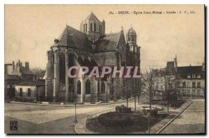 Old Postcard Dijon Eglise Saint Michel Apse