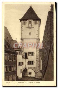 Old Postcard Mulhouse The Tower of Nesle