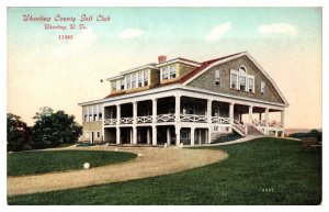 Antique Wheeling County Golf Club, Wheeling, WV Postcard