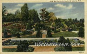 Rock Garden, Antelope Park in Lincoln, Nebraska