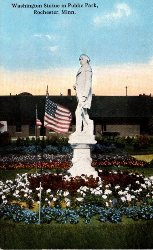 Minnesota Rochester Public Park Washington Statue