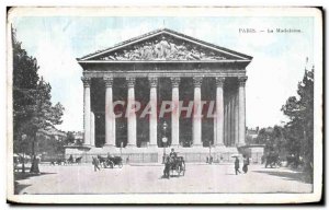 Old Postcard Paris La Madeleine