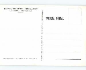 Unused Pre-1980 SHERATON HOTEL La Guaira - Vargas Venezuela F6240