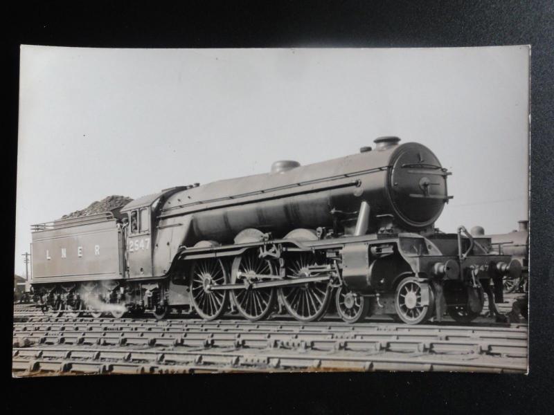 LNER No.2547 DONCASTER Steam Locomotive RP Photocard 110515