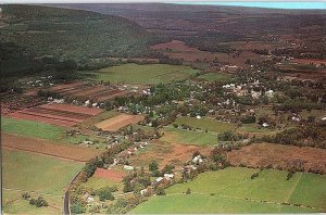 Postcard AERIAL VIEW SCENE Delhi New York NY AJ4337