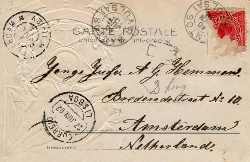 Estados Unidos Do Brasil 1889 Postcard 01.54