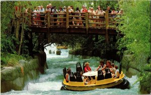 Rafting White Water Congo River Rapids Tourist Amusement Park Vintage Postcard 