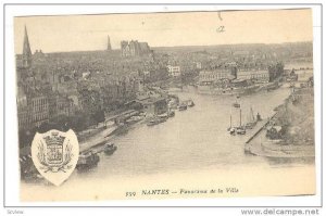 NANTES, Panorama de la Ville, Coat of Arms, Loire Atlantique,  France, 00-10s