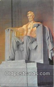 Abraham Lincoln Statue Artist Daniel Chester French 1976 