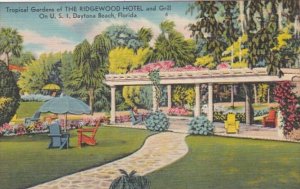 Florida Daytona Beach Tropical Gardens Of The Ridgewood Hotel & Grill