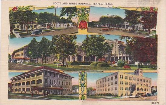 Texas Temple Multi View Scott and White Hospital 1944
