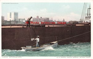 US Mail Steamer Delivering the Mail, Detroit Publishing No 70303D 