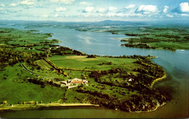 New York Aerial VIew Fort Ticonderoga