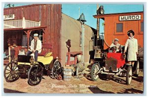 c1950's Pioneer Auto Museum Classic Cars Tourists Murdo South Dakota SD Postcard