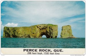 Perce Rock, 288 Feet High, 1500 Feet Long, PERCE, Quebec, Canada, 40-60´s