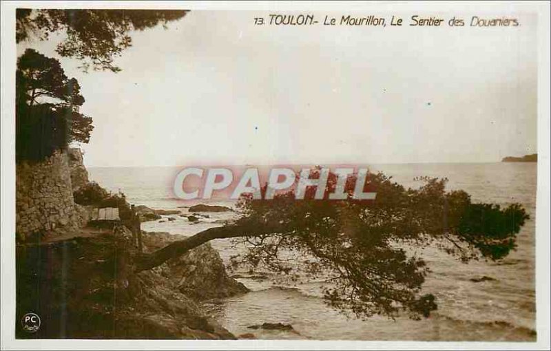 Modern Postcard Toulon Mourillon The Coastguard Path