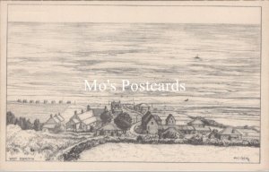 Dorset Postcard - West Bexington, Artist Pencil Sketch, Nr Bridport  RS39293