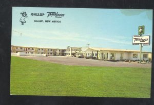 GALLUP NEW MEXICO TRAVELODGE MOTEL ROUTE 66 VINTAGE ADVERTISING POSTCARD