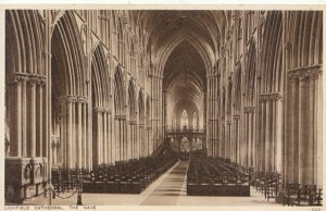 Staffordshire Postcard - Lichfield Cathedral - The Nave - Ref TZ3207