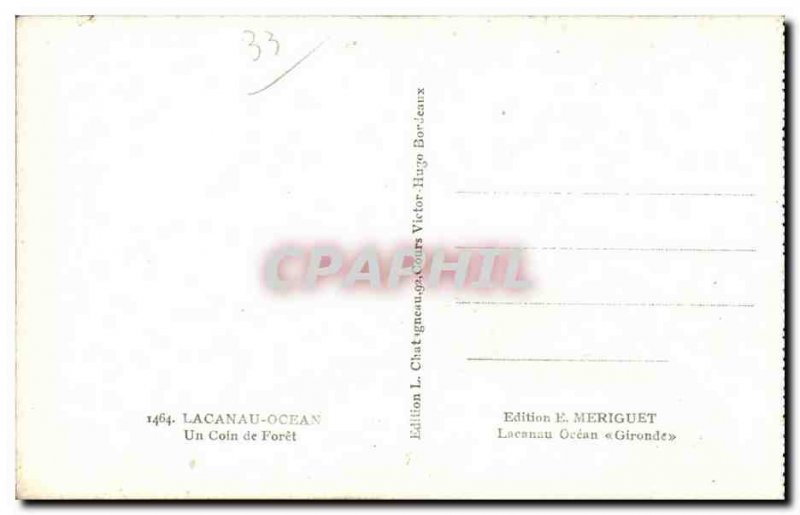 Postcard Modern Lacanau Ocean A corner drill