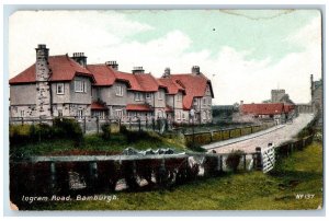 c1910 Ingram Road Bamburgh Northumberland England Unposted Antique Postcard