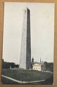 VINTAGE UNUSED .01 POSTCARD - BUNKER HILL MONUMENT, BOSTON, MASSACHUSETTS