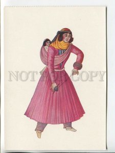 463259 1936 19th century Iranian miniature Iranian girl with baby Goznak Ed.