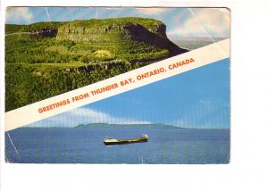 Twoview, Mount McKay, Container Ship, Thunder Bay, Ontario