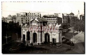 Old Postcard Madrid Puerto de Alcala